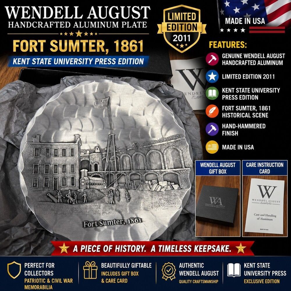 Wendell August Fort Sumter 1861 Plate Kent State University Press 2011 Limited